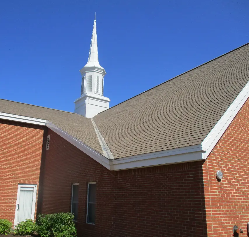 Asphalt Shingle Roof Replacement on a church in New Jersey