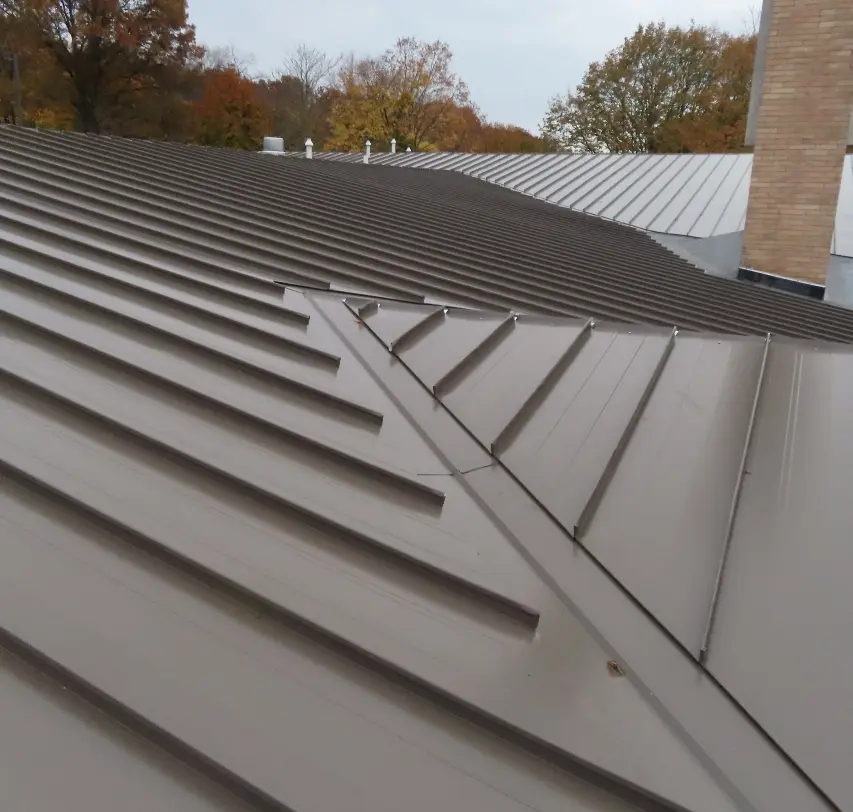 Commerical Metal roof replacement installed in Wappingers Falls, NY